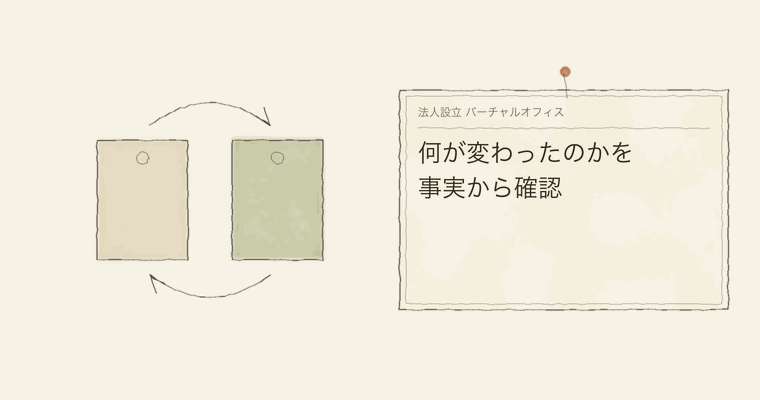 何が変わったのかを事実から確認