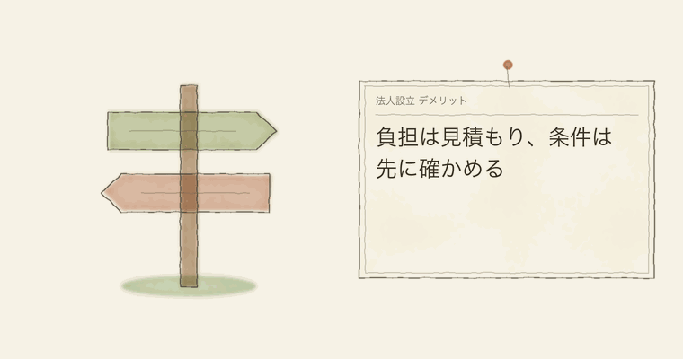 負担は見積もり、条件は先に確かめる