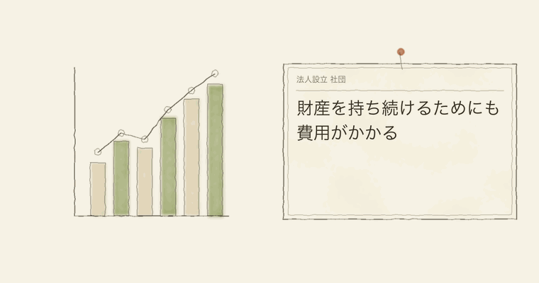 財産を持ち続けるためにも費用がかかる
